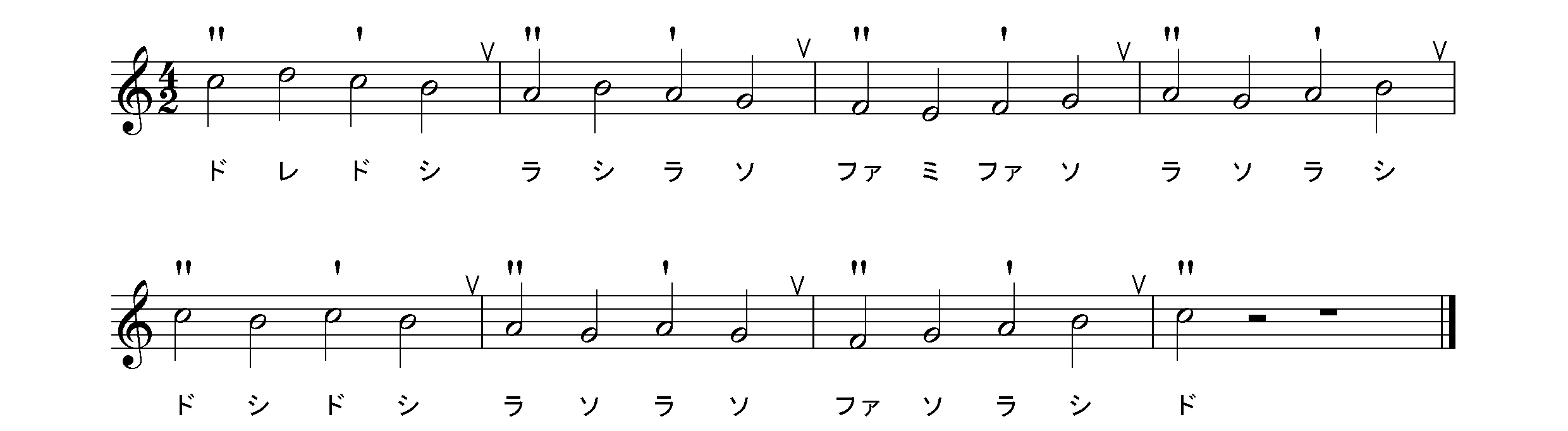 コールユーブンゲン　No.6 b)